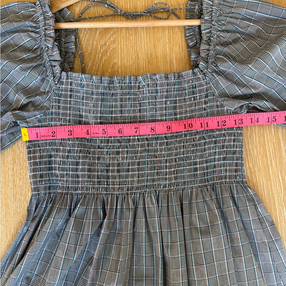 Hill House Gray Tartan Mini Dress - Picture 9 of 10
